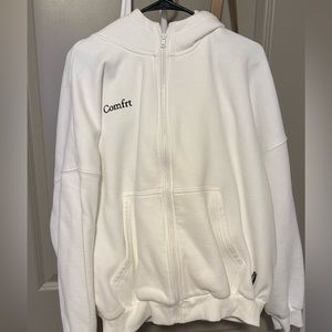 Comfrt cloud zip hoodie, worn once! Super soft, weighted material!